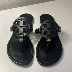 Tory Burch Black Thong Sandals